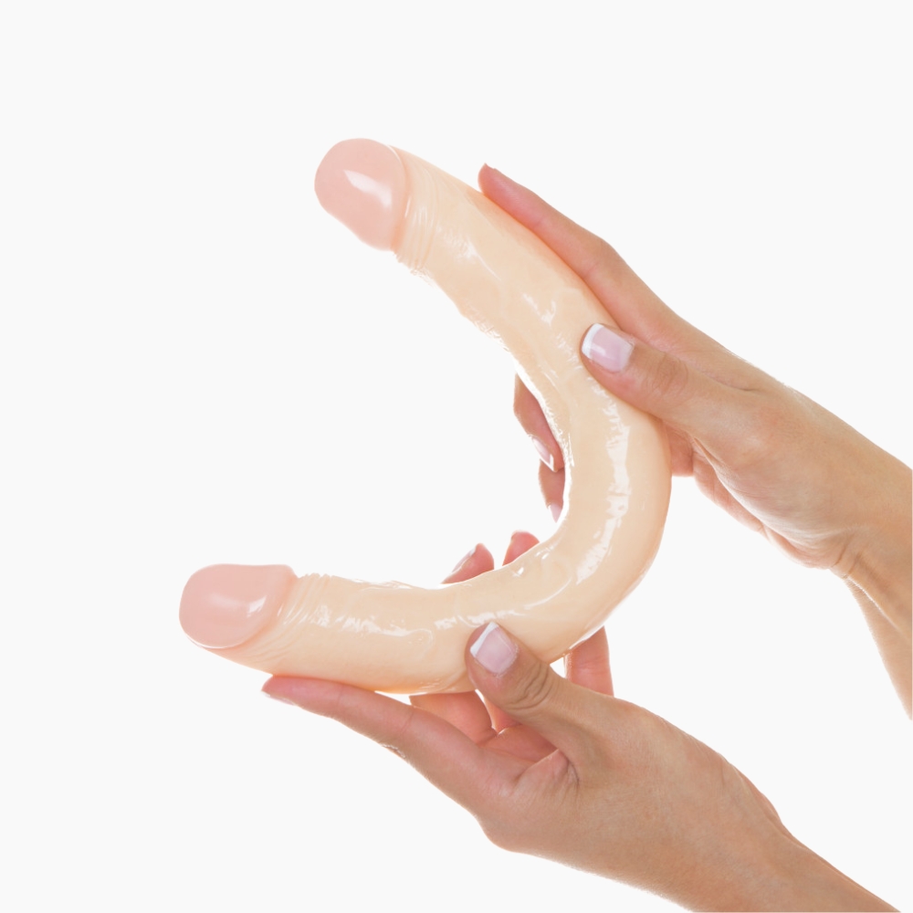 Dildo Doble Realista Piel 38 cm