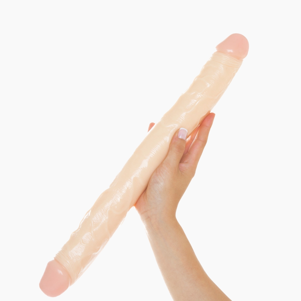 Dildo Doble Realista Piel 38 cm (2)