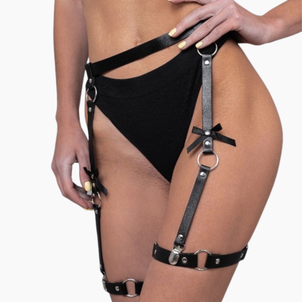 Harness Black Faux