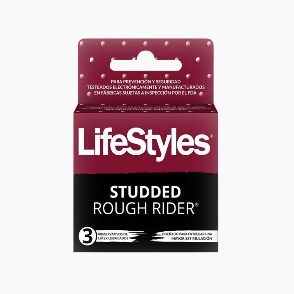 Condón LifeStyles Studded Rough Rider