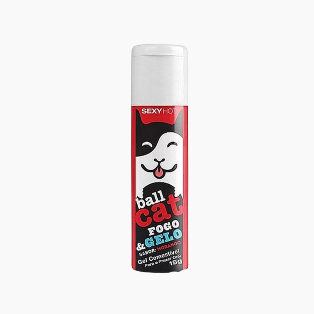 Gel Comestible Ball Cat Morango Ice