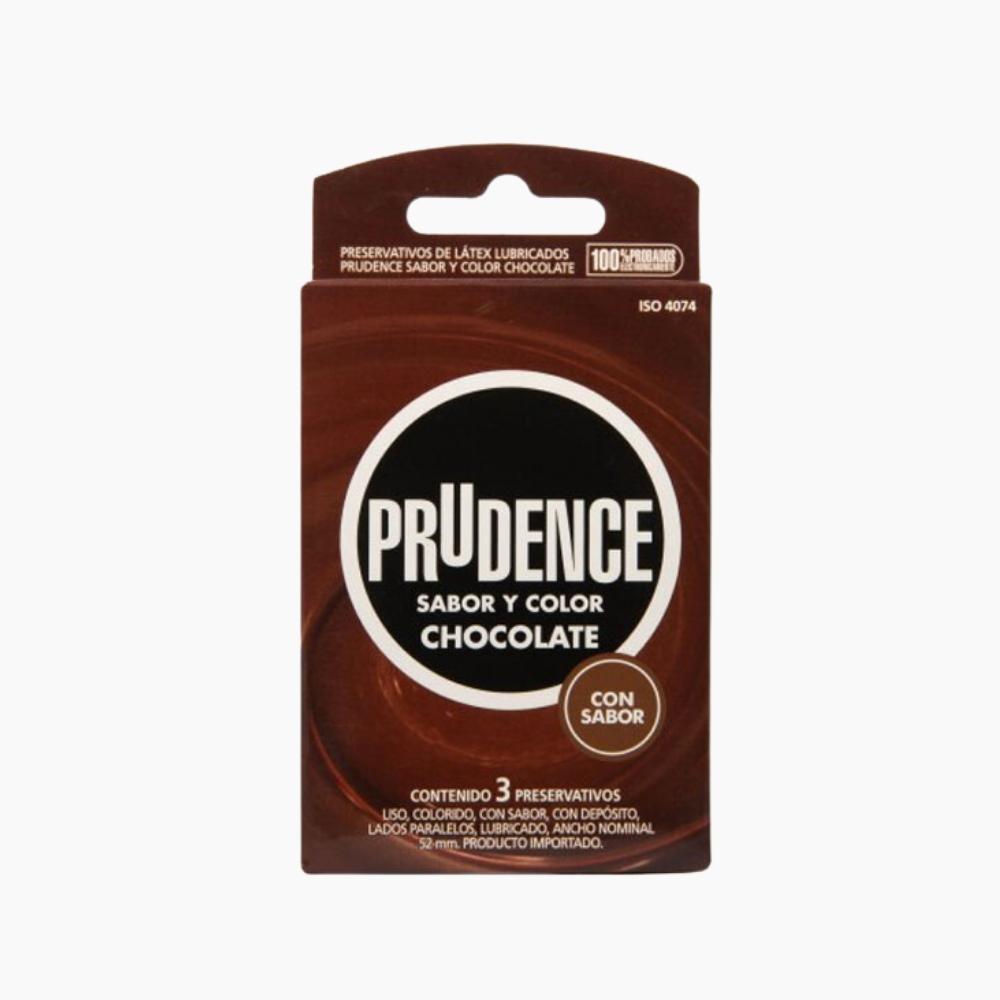 Condón Prudence Color y Sabor Chocolate